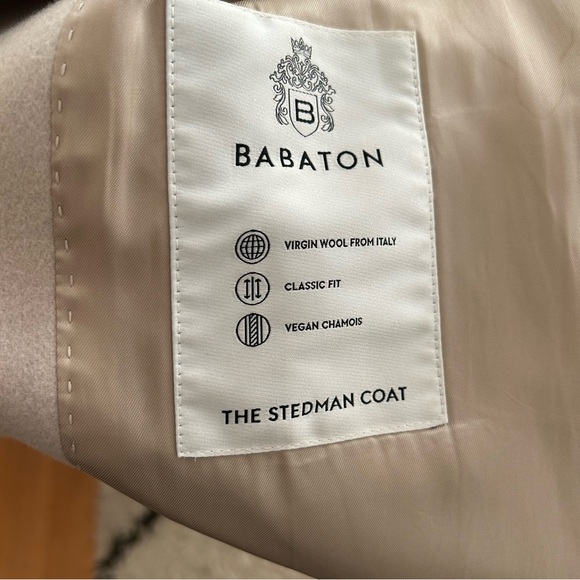 Babaton Stedman Coat in Bone - Picture 8 of 10